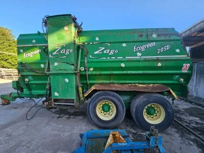 Zago Ecogreen Composter 20SD - organic waste mixer, bio waste processing plant, green waste shredding