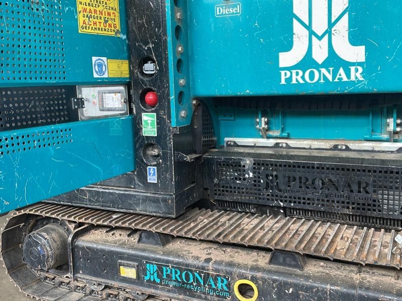 Used Pronar MRW slow speed shredder