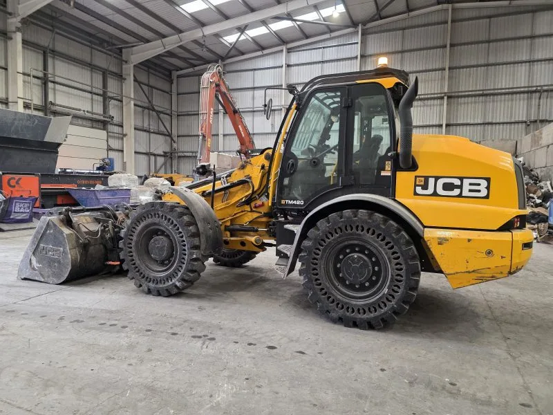 JCB TM4 20 C SV wheeled telescopic loader JCB TM4 20 C SV wheeled telescopic loader - recycling plant material mover, heavy plant pivot steering, skip yard telehandler loader