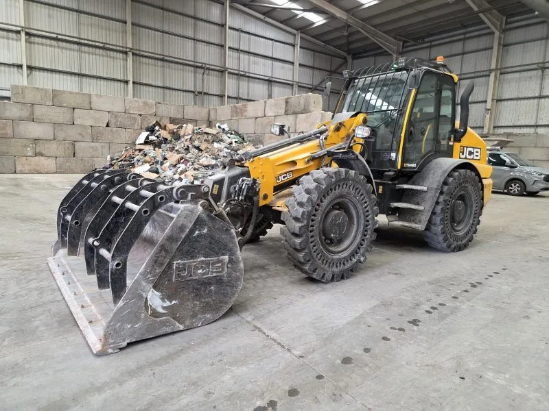 JCB TM4 20 C SV wheeled telescopic loader JCB TM4 20 C SV wheeled telescopic loader - commercial aggregate handler shovel, biomass handling wheeled loader, high lift industrial telehandler