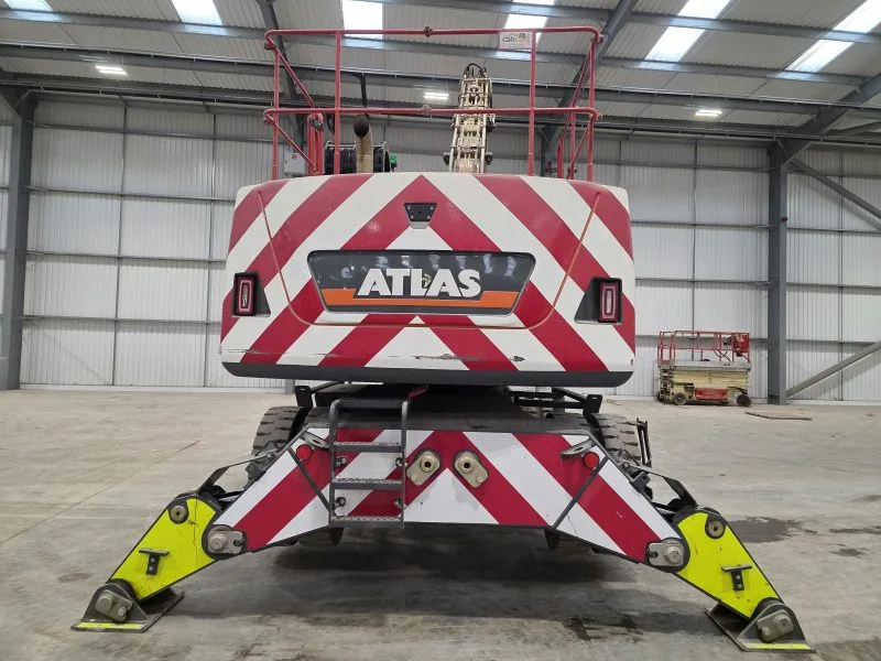 20260305_09Atlas 250 MH Material Handler1223 Atlas 250 MH Material Handler - waste transfer station excavator, sorting grab material handler, heavy plant scrap loader