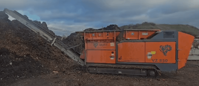 Arjes_VZ850DK_2018_9982hrs_3 Arjes VZ 850 DK twin shaft shredder processing wood and bulky waste materials - primary scrap yard crusher, track mounted solid waste