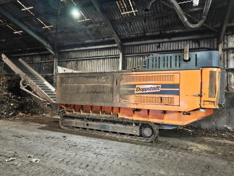 Doppstadt_DW_3060_K_Bio_Power_2018_13161hrs_11 Doppstadt DW 3060 K Bio Power slow speed shredder processing green waste and wood material - single shaft primary processor, biomass fuel preparation