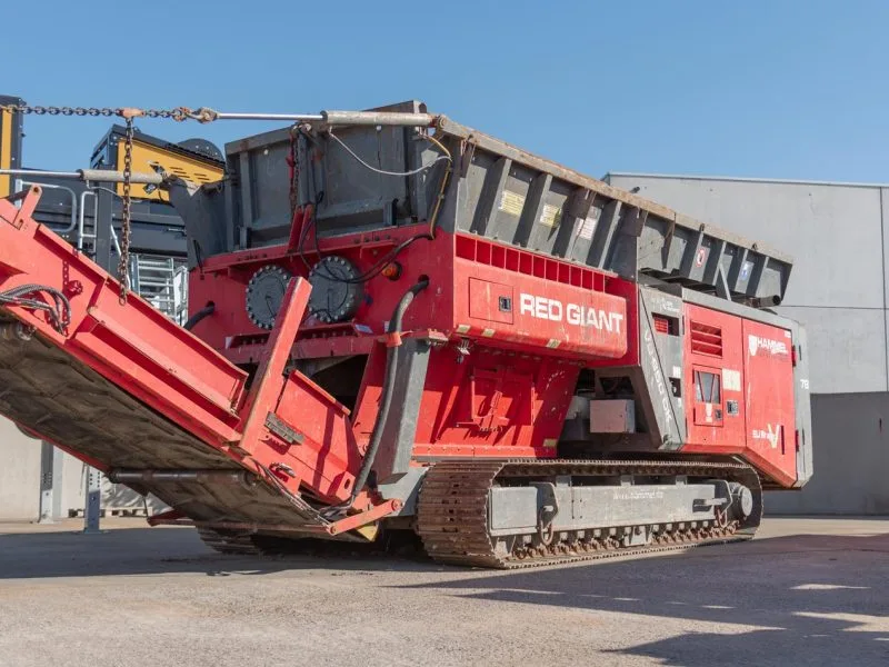 Hammel VB 950 DK 2021 used Hammel VB 950 DK shredder for construction and demolition waste - heavy scrap metal processing plant, massive dual shaft primary crusher
