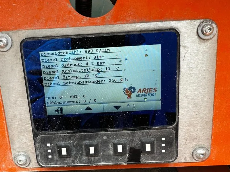 arjes-impaktor-250-hours-display-control-panel arjes-impaktor-250-hours-display-control-panel